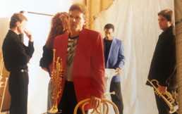 Rolf Smedvig, trumpeter Empire Brass session Lenox, MA 1998